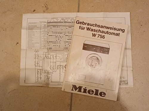 Miele w756 gebrauchsanleitung - miele,