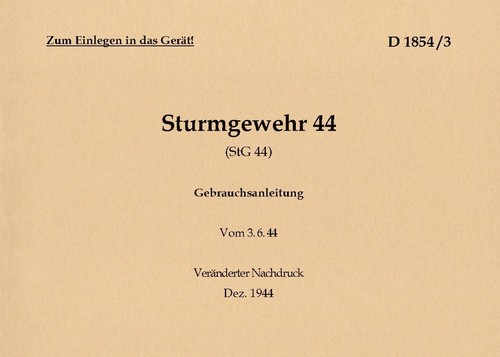 Sturmgewehr - 44, (stg
