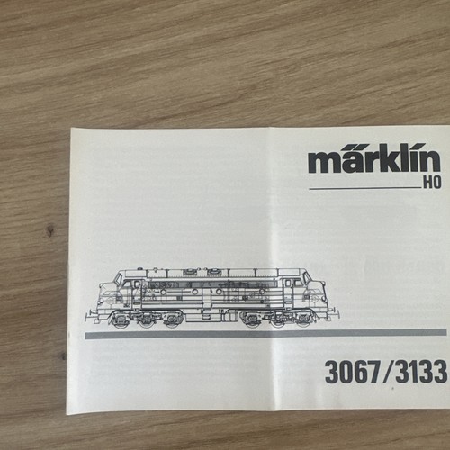 Märklin gebrauchsanleitung - ho,