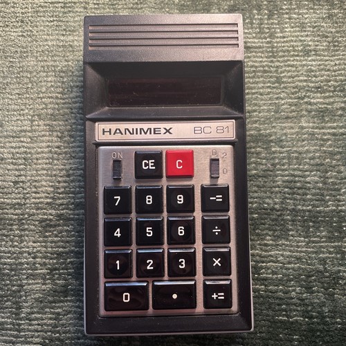 Taschenrechner hanimex model - taschenrechner,