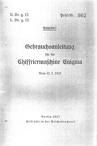 Chiffriermaschine enigma - chiffriermaschine,