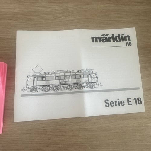 Märklin gebrauchsanleitung - ho,