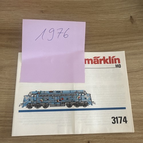 Märklin gebrauchsanleitung - ho,