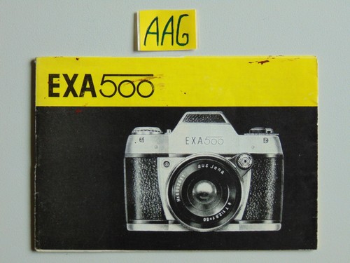 Exa 500 gebrauchsanleitung - exa,