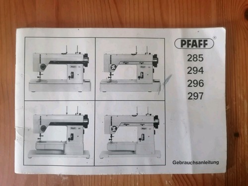 Pfaff gebrauchsanleitung - pfaff,