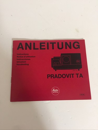 A0001 leica pradovit ta - pradovit,