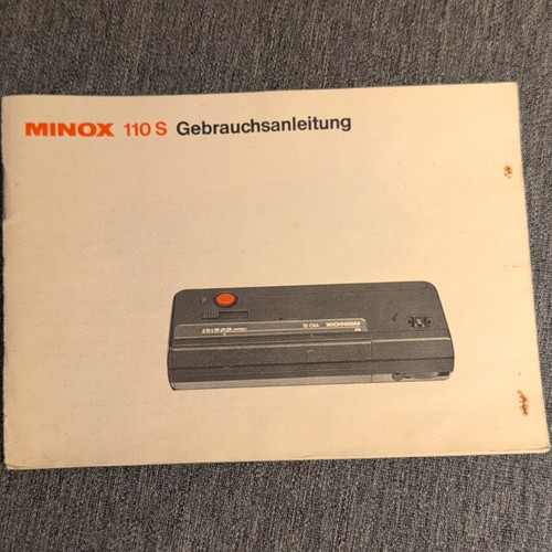 Minox 110 gebrauchsanleitung - minox,