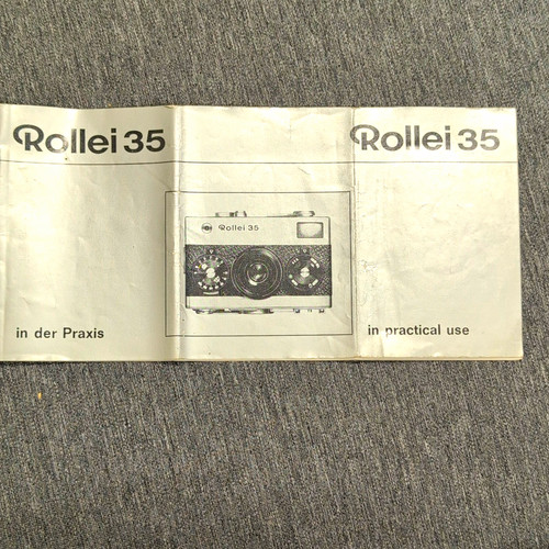 Rollei gebrauchsanleitung - rollei, 35