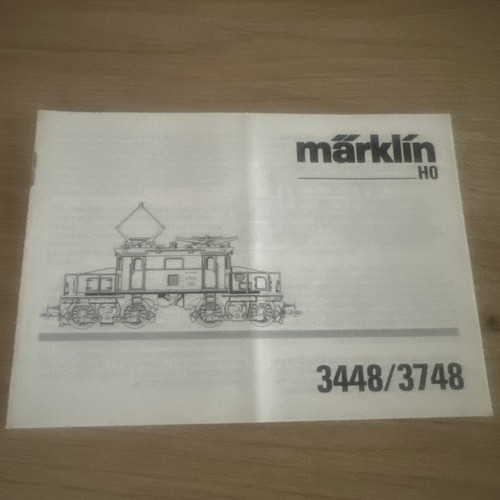 Märklin gebrauchsanleitung - märklin, ho