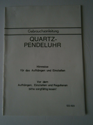 Prospekt gebrauchsanleitung - prospekt,