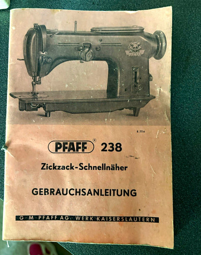 Pfaff 238 - pfaff,