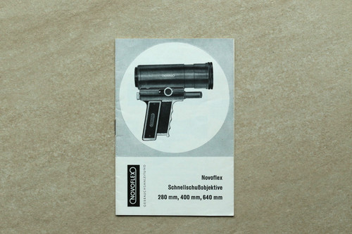 Gebrauchsanleitung novoflex - gebrauchsanleitung,