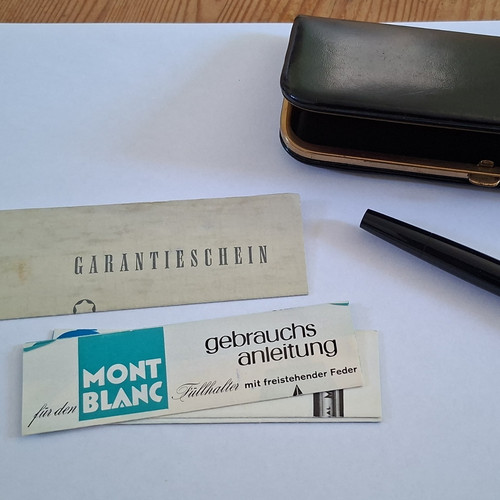 Montblanc füllfederhalter mit - montblanc,