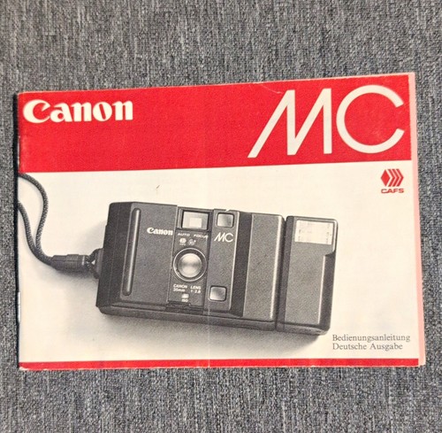 Canon gebrauchsanleitung - canon, mc