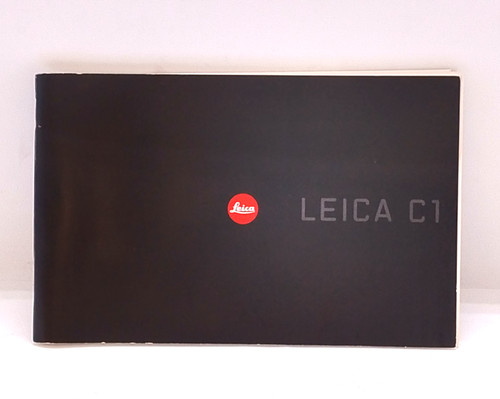 Leica bedienungsanleitung - c1,