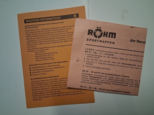 Gebrauchsanleitung für alte