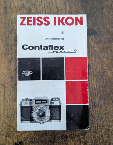 Zeiss ikon gebrauchsanleitung - zeiss,
