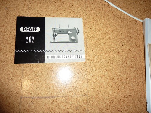 Bedienanleitung pfaff 262 - ,