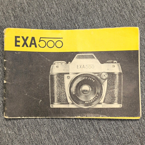 Exa 500 gebrauchsanleitung - 500, /