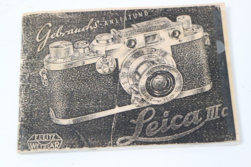 Leica iiic gebrauchsanleitung - leica,
